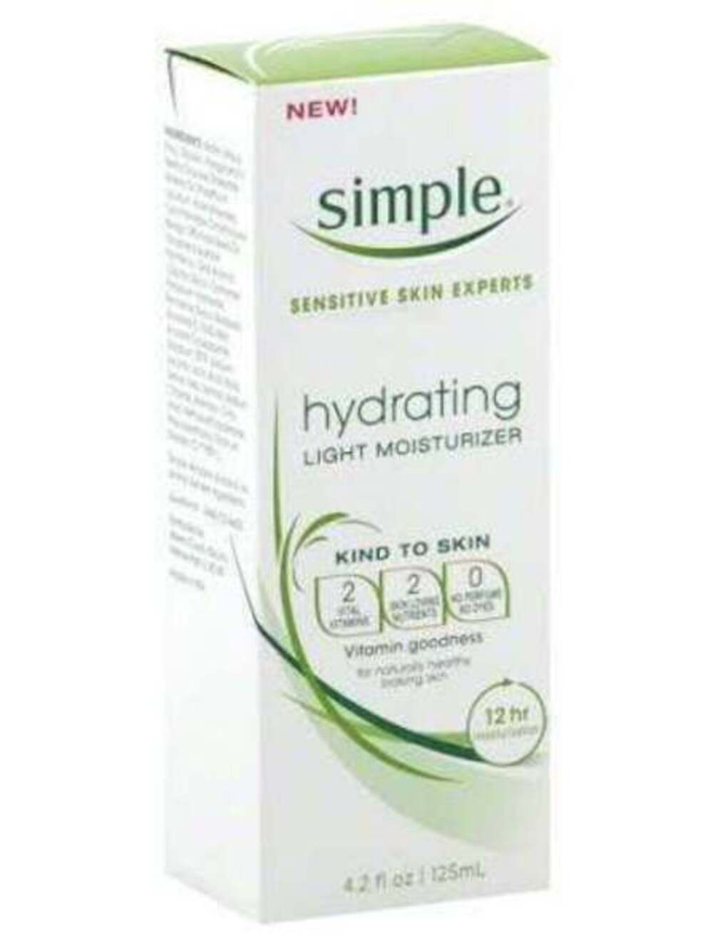 Simple Sensitive Skin Experts KIND TO SKIN Hydrating Light Moisturizer 4.2 fl oz